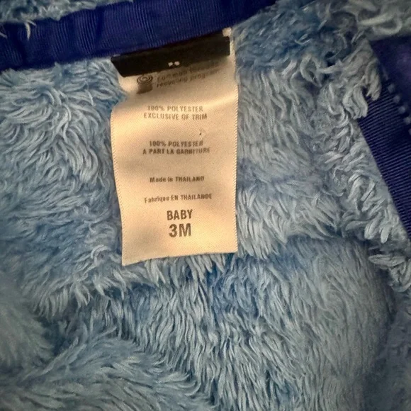 Patagonia Soft Blue Kids Footie - Picture 3 of 4